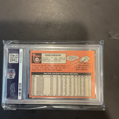 Frank Robinson 1969 Topps Card #250 • PSA 5 EX