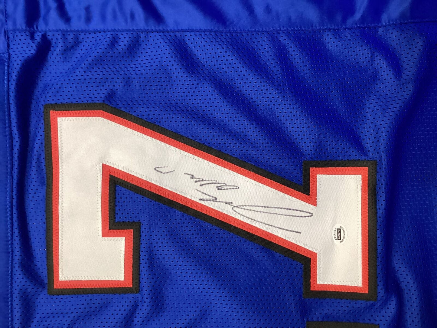 Josh Allen Signed Buffalo Bills Blue Jersey Autographed NFL