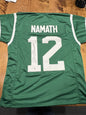 Joe Namath Signed New York Jets Green Jersey with COA