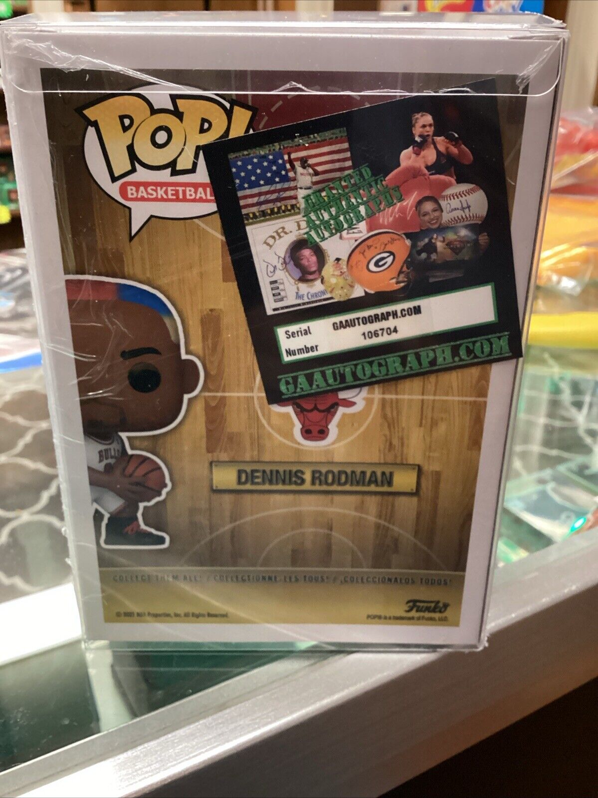 Signed Funko Pop! Vinyl: Dennis Rodman #103