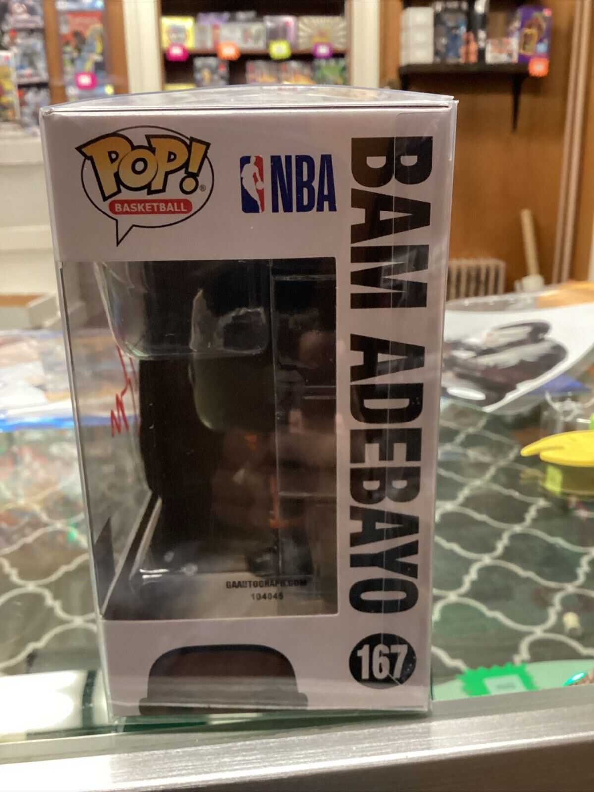 Bam Adebayo #167 Signed Funko Pop With COA