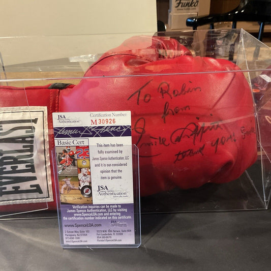 Autograph Emile  Griffith Boxing Glove With JSA  Authentication