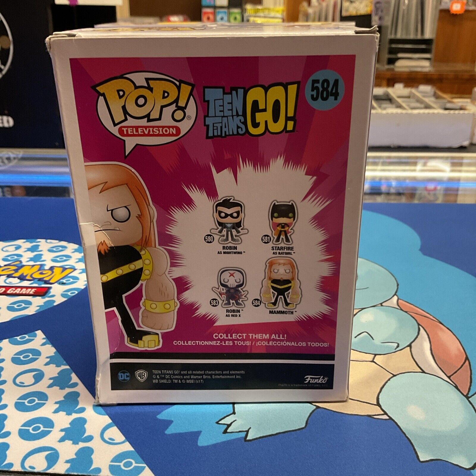 Funko POP!- Teen Titans Go! Mammoth #584 Signed Kevin Richardson COA