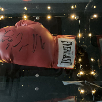 Autographed Conor McGregor boxing glove Beckett and PSADNA In Light Up Case