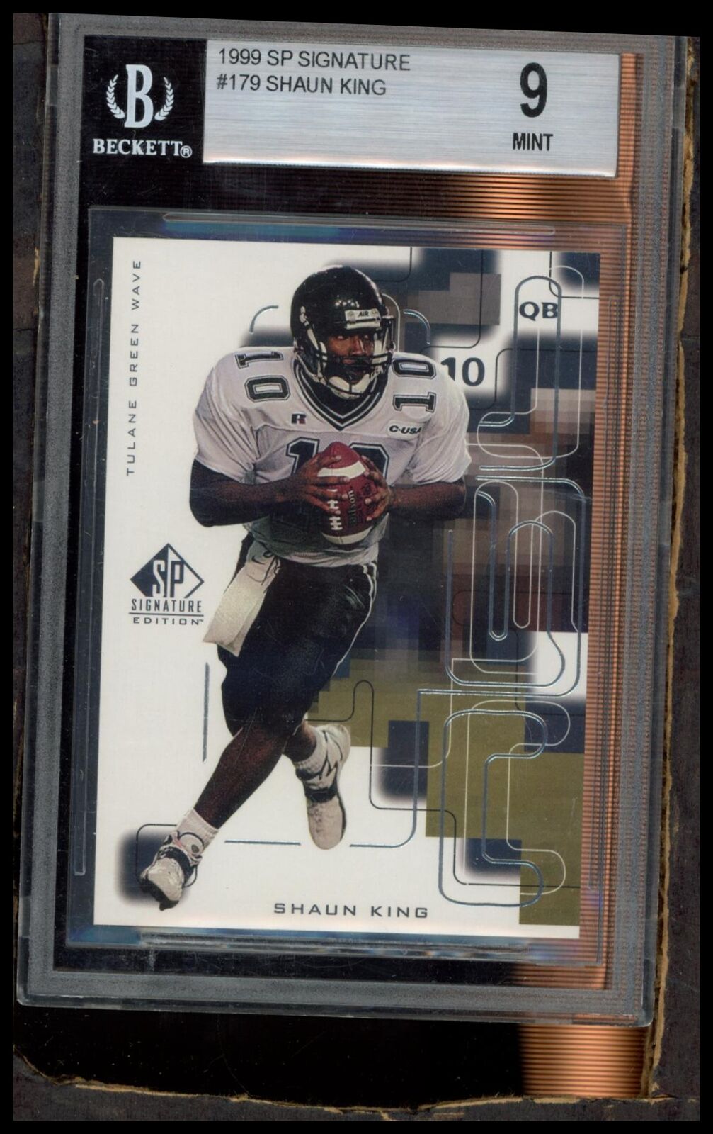 1999 SP Signature #179 Shaun King BGS 9