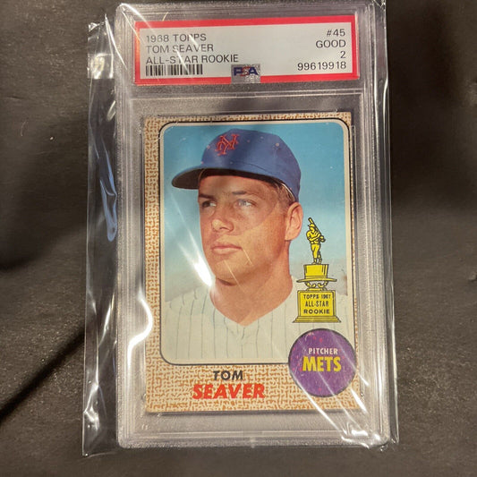 1968 Topps Tom Seaver #45 PSA2