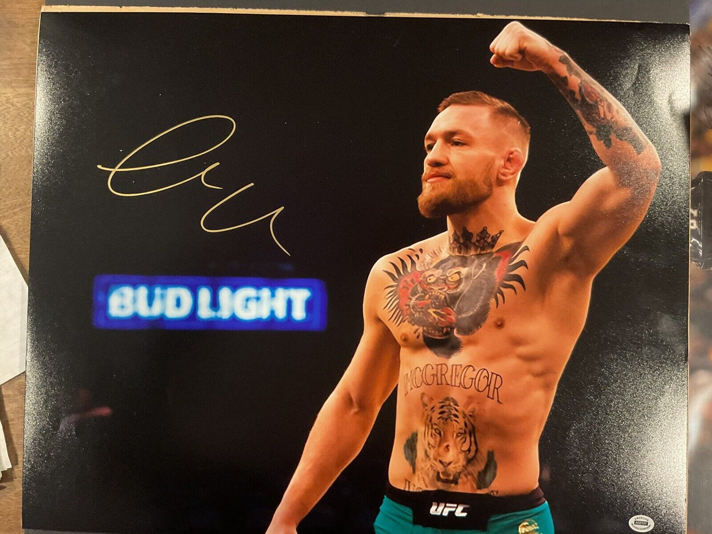 Connor McGregor signed photo 16x20 with COA