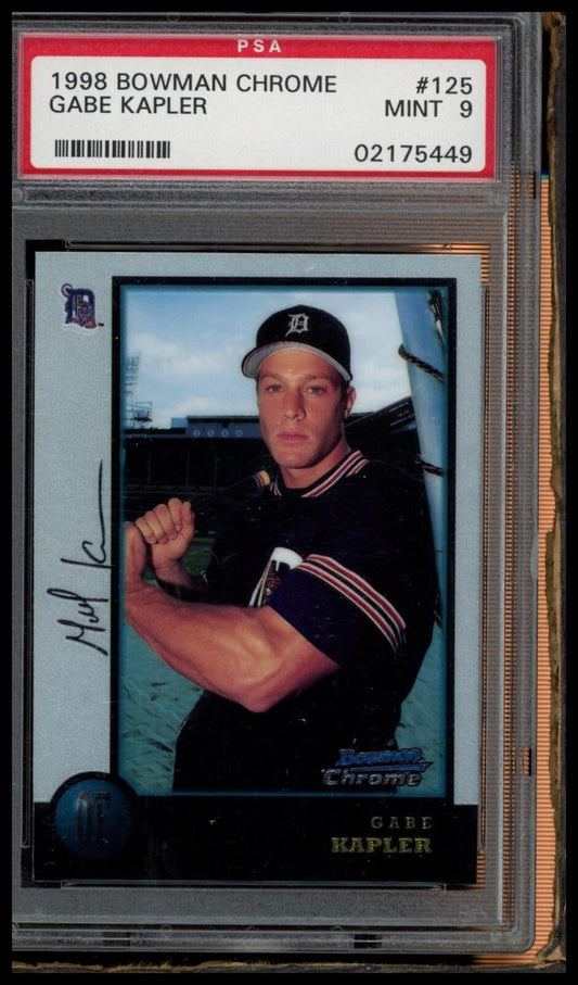 1998 Bowman Chrome #125 Gabe Kapler PSA 9