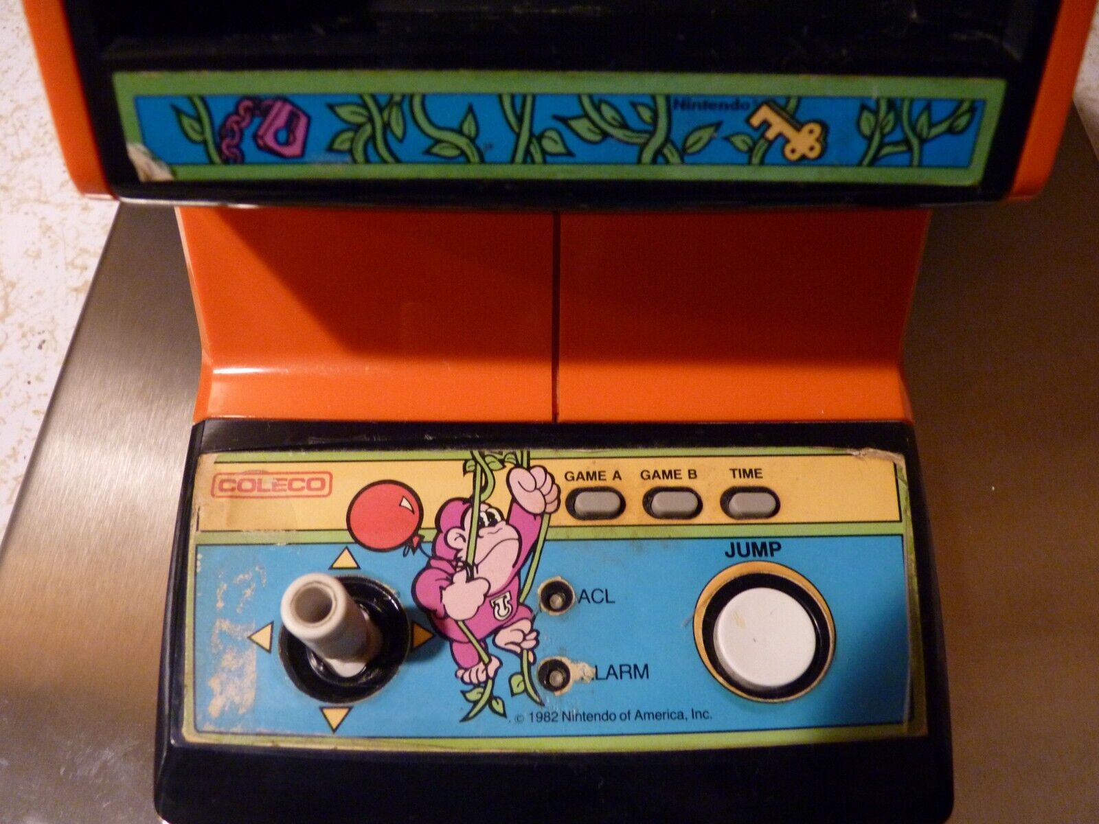 1982 Donkey Kong Junior Coleco Tabletop Arcade ""Super Rare""