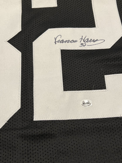 Franco Harris Signed Pittsburgh Steelers Black Jersey with COA