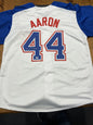 Hank Aaron Signed Atlanta Braves White Jersey with COA