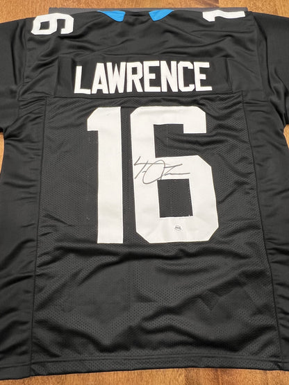 Trevor Lawrence Signed Jacksonville Jaguars Black Jersey with COA