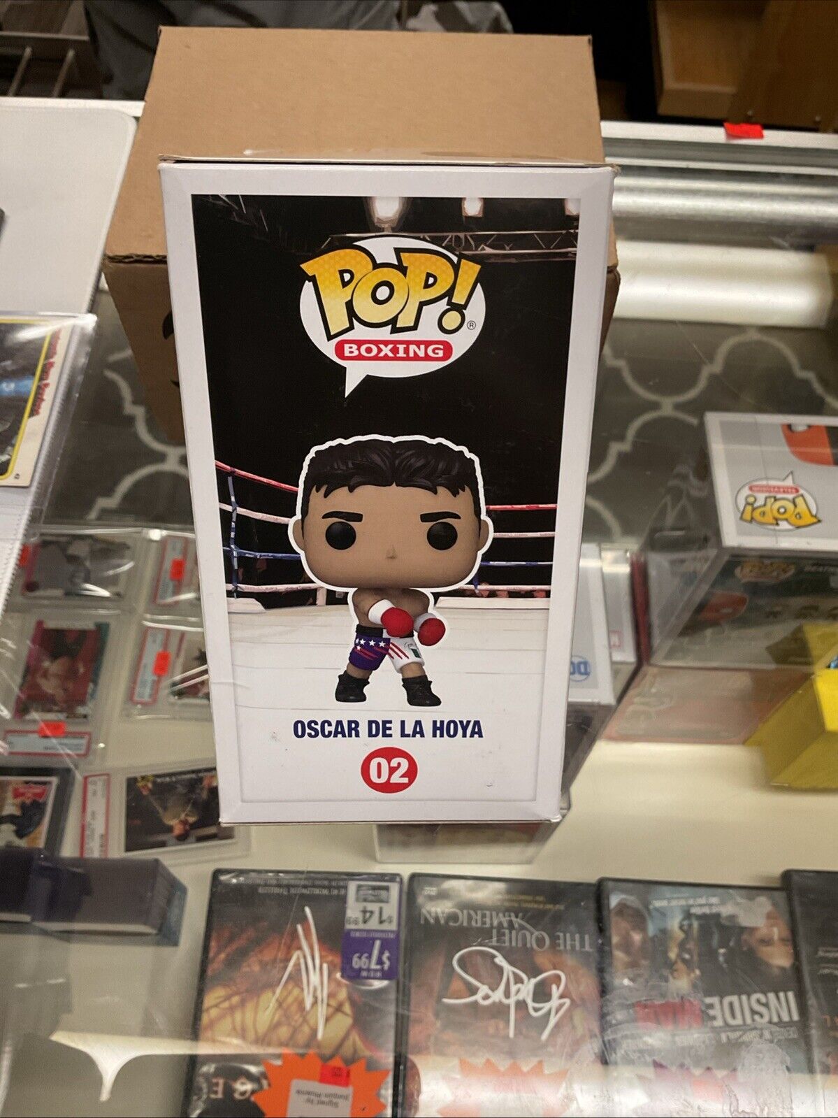 Funko Pop! Boxing Oscar De La Hoya #02 Signed With COA