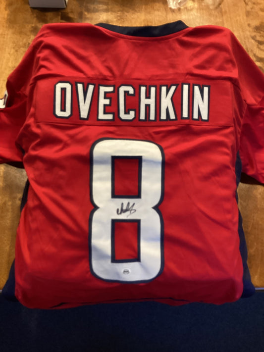 Alexander Ovechkin #8 Washington Capitals Signed Red Jersey