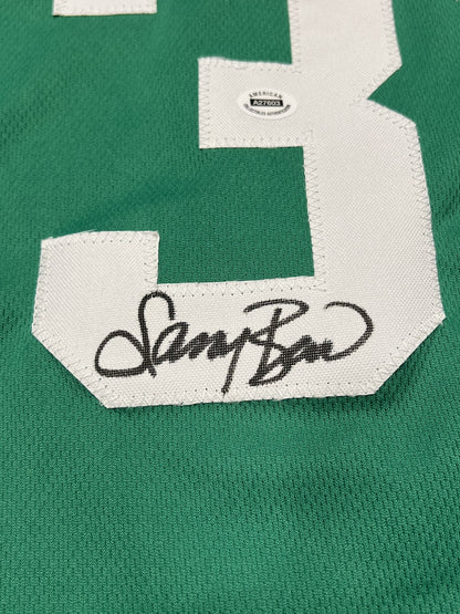 Larry Bird Signed Boston Celtics Green Jersey with COA