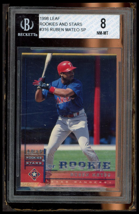 1998 Leaf Rookies & Stars #316 Ruben Mateo BGS 8