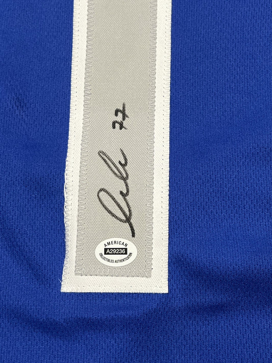 Luka Doncic Signed Dallas Mavericks Blue Jersey with COA