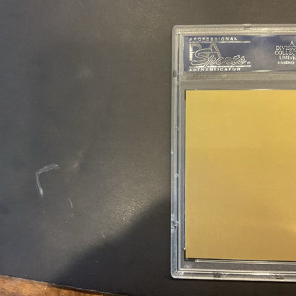 1983 Hall of Fame Hughes Jennings metallic plaque card PSA 9