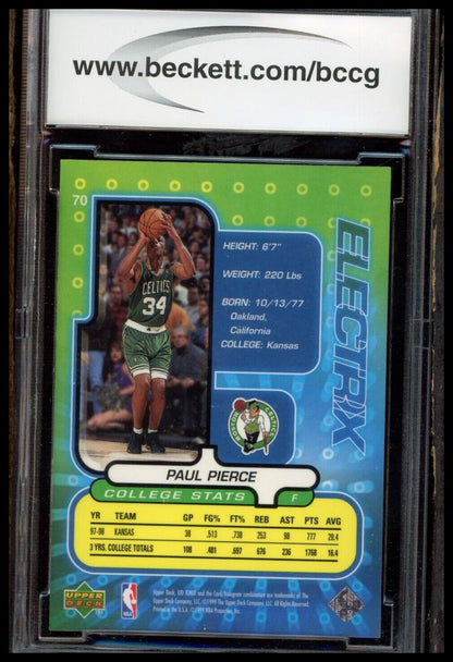 1998-99 Upper Deck Ionix #70 Paul Pierce BCCG 10
