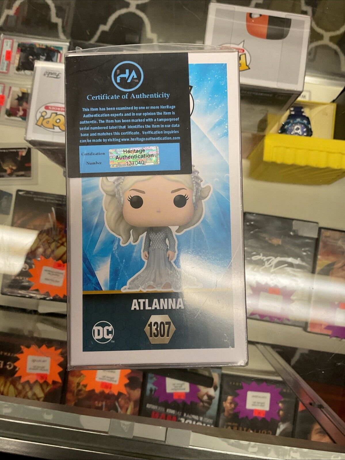 FUNKO POP! MOVIES: Aquaman 2 - Atlanna Signed Nicole Kidman COA