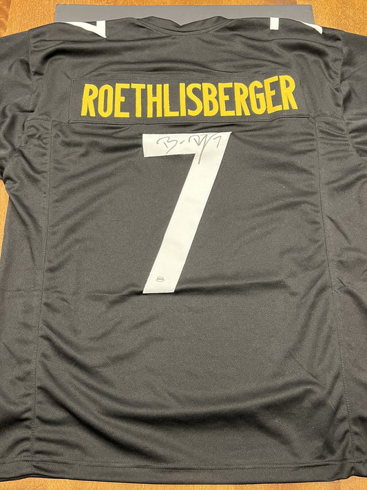 Ben Roethlisberger Signed Pittsburgh Steelers Black Jersey with COA