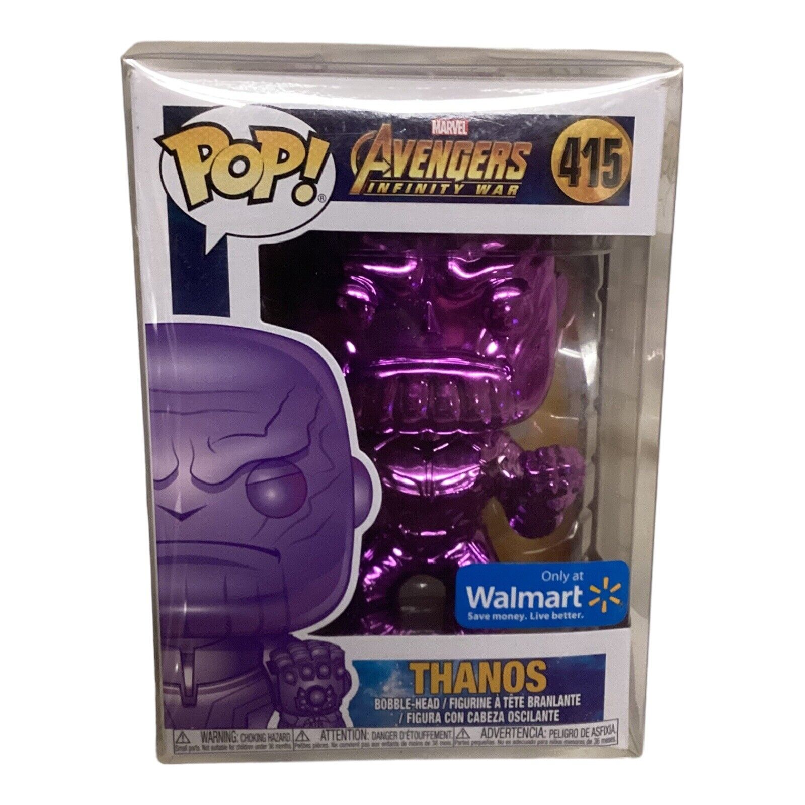 Thanos #289 Purple Funko Pop w/ Protective Case