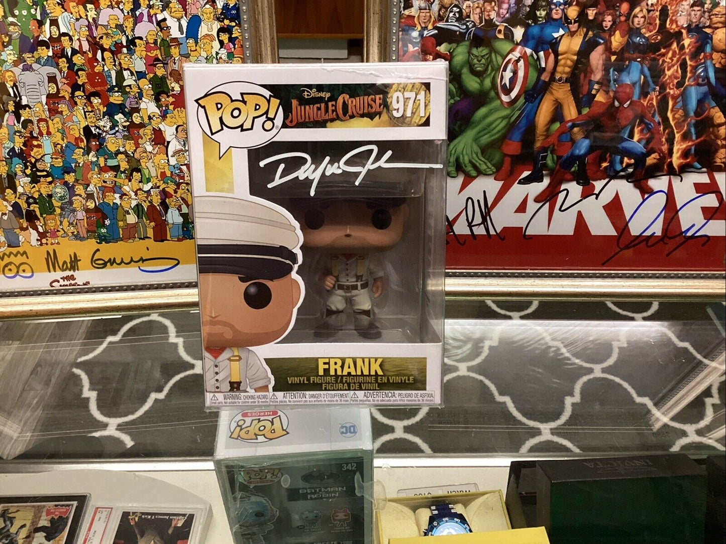 Funko Pop Vinyl Figurine Frank #971 - Disney's Jungle Cruise. Signed With COA