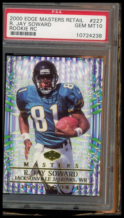 2000 Collector'S Edge Masters Retail #227 R. Jay Soward Rookie Rc PSA 10 #/1000