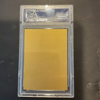 1982 Hall of Fame Thomas Yawkey metallic Plaque Card PSA 9 Very RARE