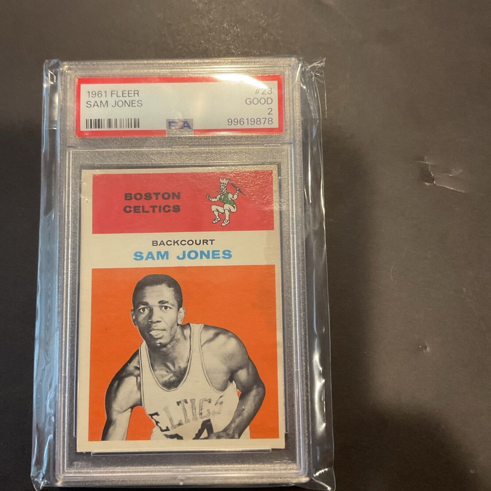 1961 FLEER SAM JONES #23 ROOKIE CARD RC PSA 2