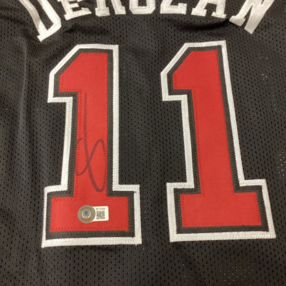 Demar Derozan Signed Custom Jersey Beckett COA 