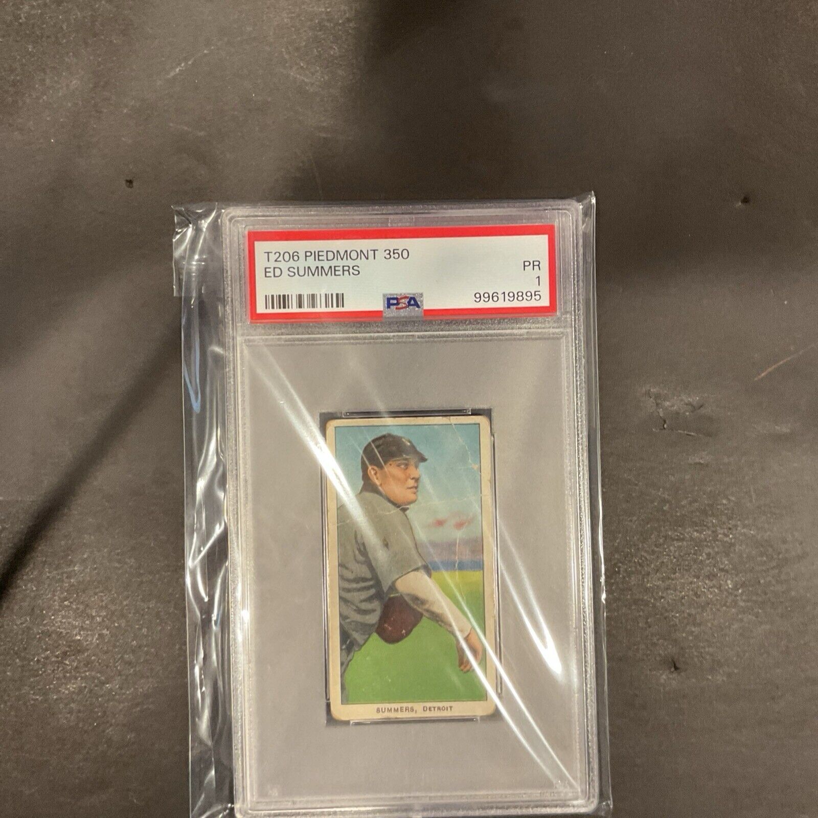 1909-11 T206 -  350 Back Ed Summers (RC) PSA 1
