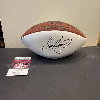 Autograph Dan Marino NFL Wilson football with JSA COA