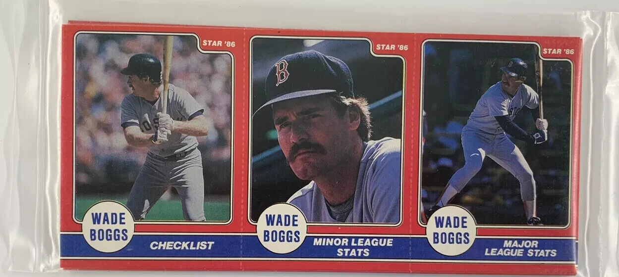 1986 Star [red] Wade Boggs Factory sealed set