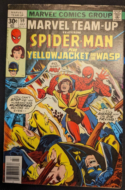 Lot of Marvel Team-Up Featuring Spiderman issues #48, 53, 59, 63