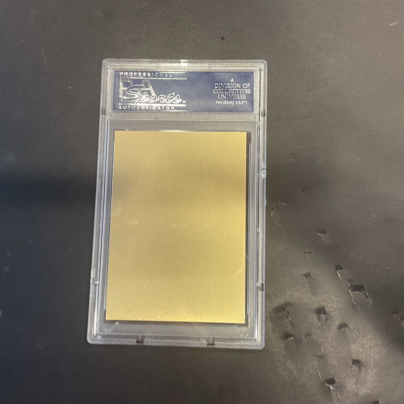 1982 Bucky Harris Hall of Fame metallic placard PSA 8