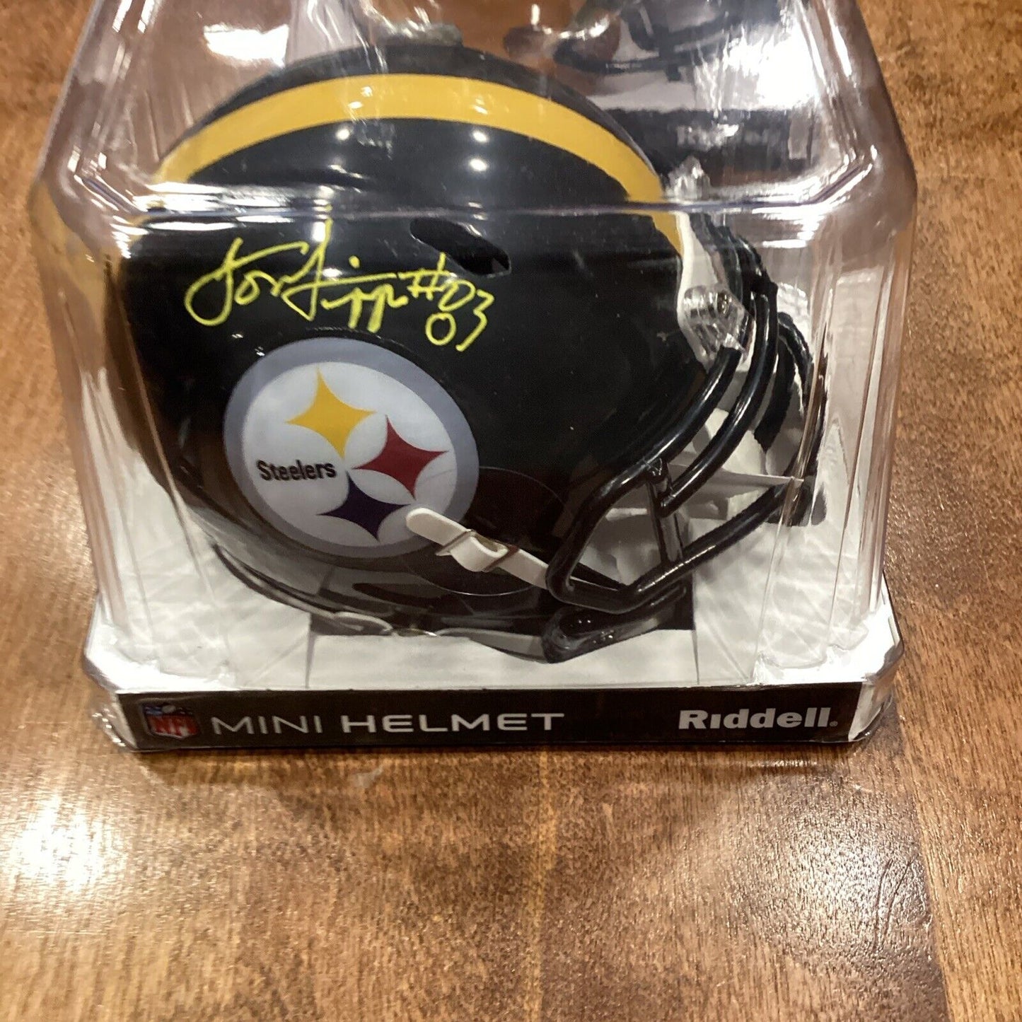 Louis Lipps Pittsburgh Steelers Signed Autographed Mini helmet  JSA COA