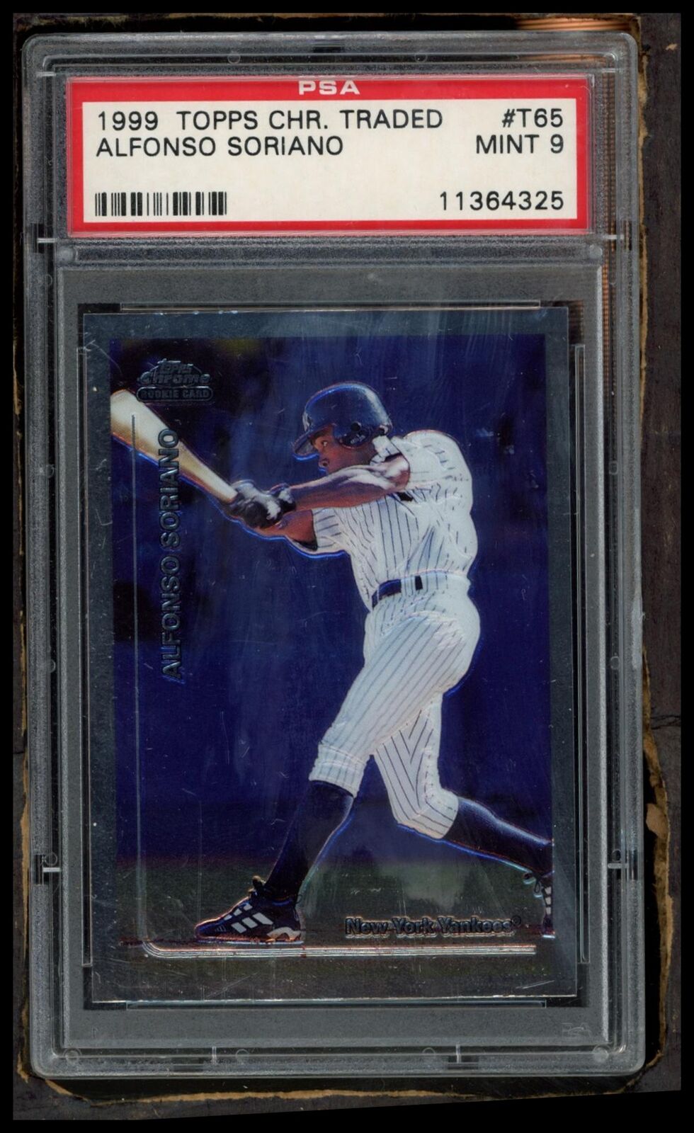 1999 Topps Chrome Traded #T65 Alfonso Soriano PSA 9