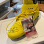 Autographed cleats by HOF Daunte Culpper 