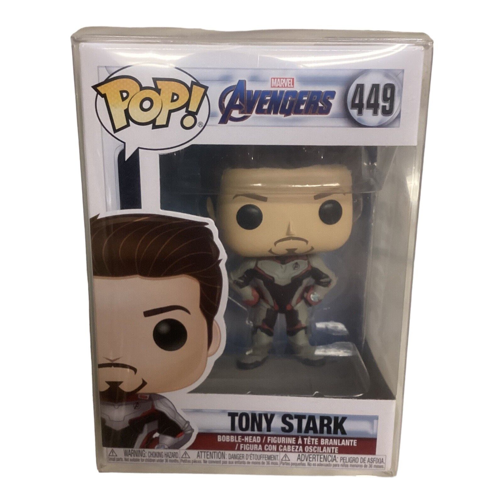 Tony Stark #580 Funko Pop w/ Protective Case