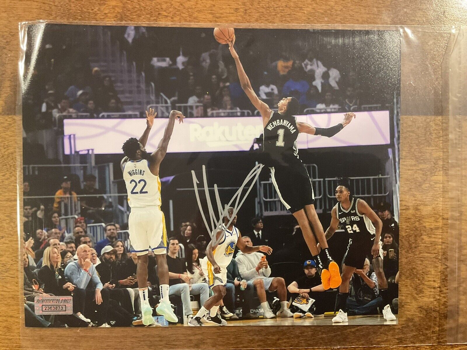 Victor Wembanyama Autographed 8x10 NBA Photo