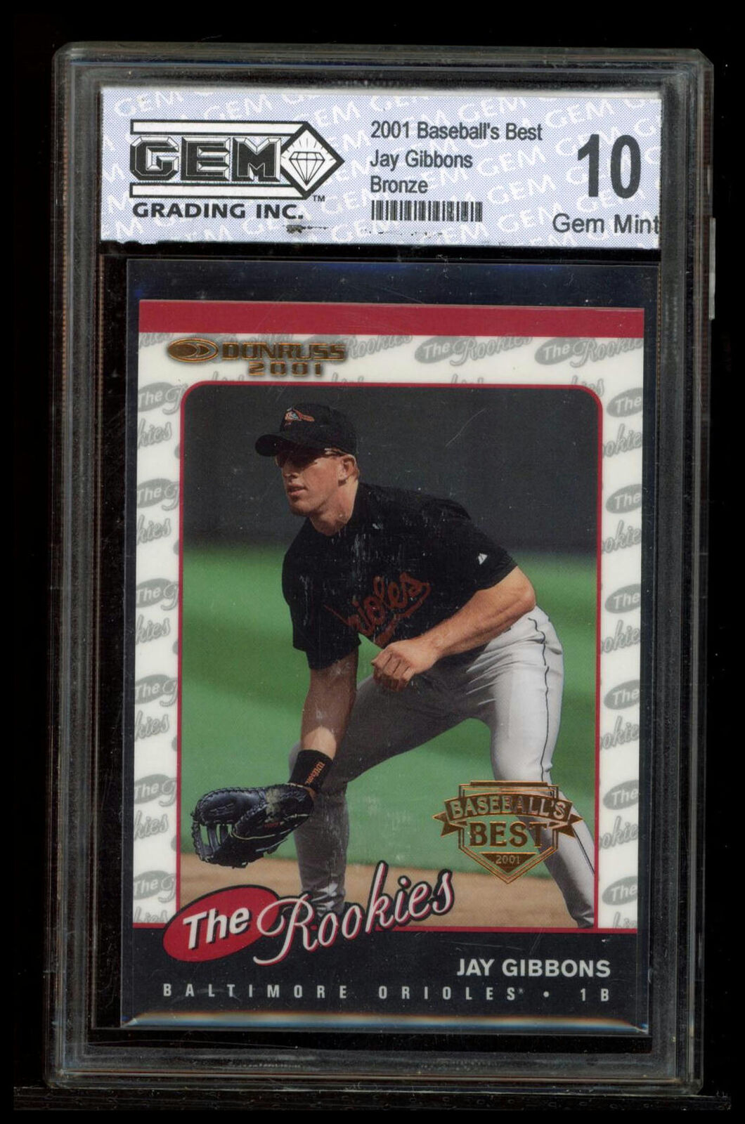 2001 Donruss #R49 Jay Gibbons Baseball's Best The Rookies Bronze Other 10