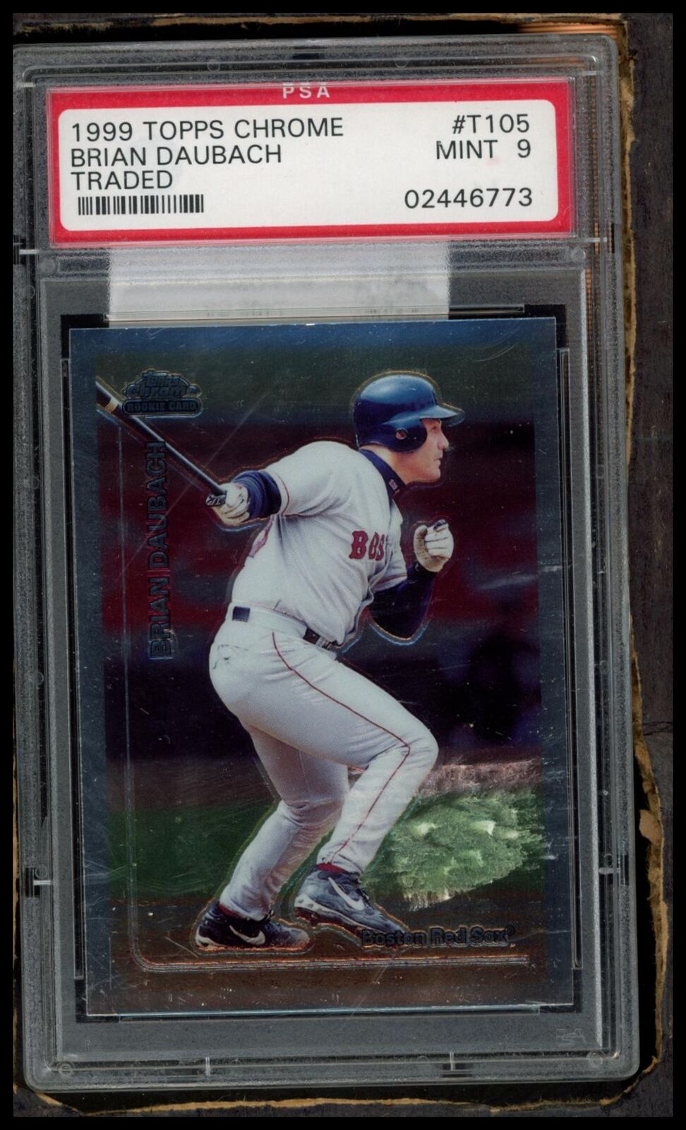 1999 Topps Chrome Traded #T105 Brian Daubach PSA 9