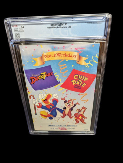 Roger Rabbit #1 (Disney June 1990) CGC 9.6 W Protective Case 