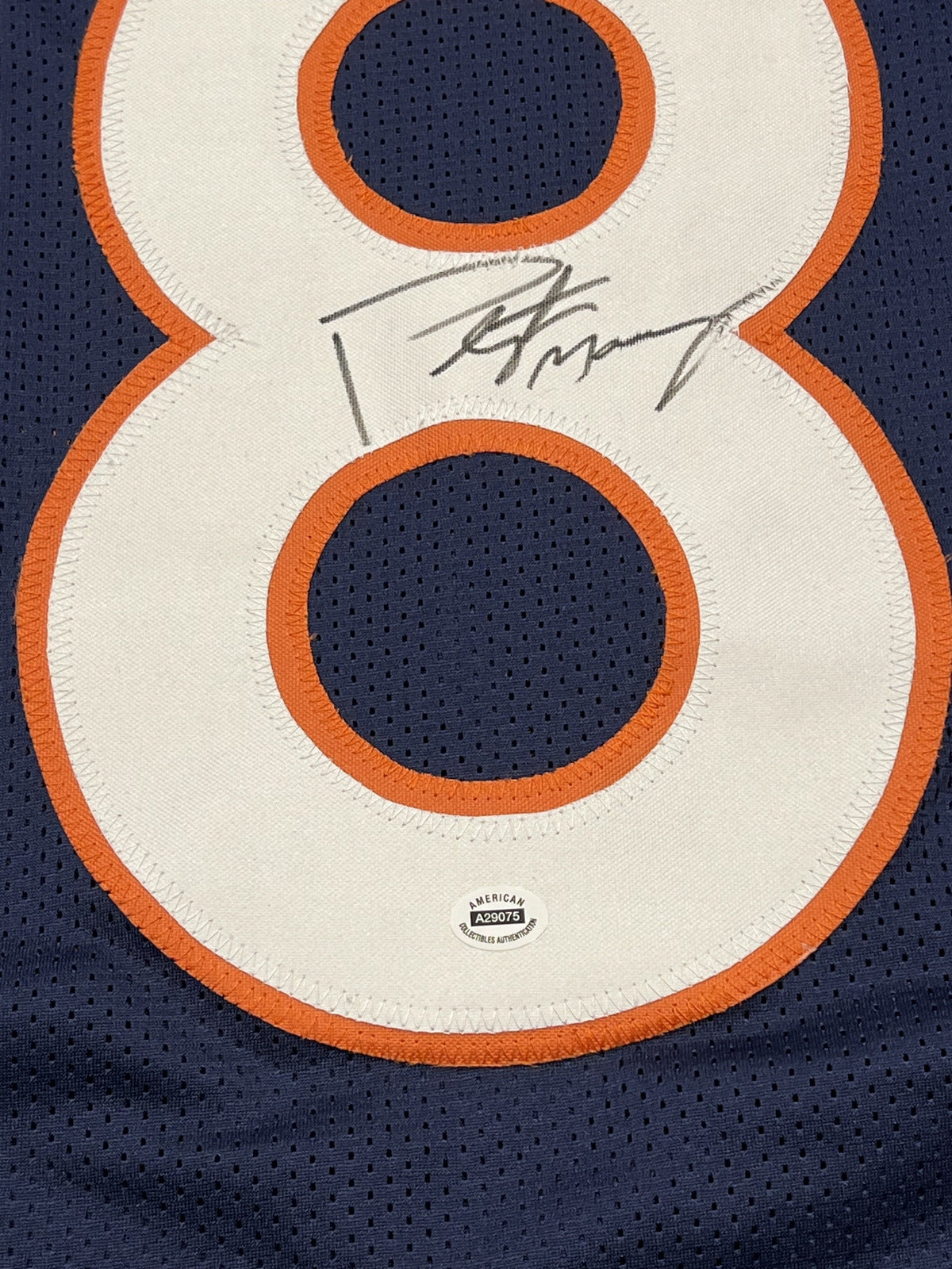 Peyton Manning Signed Denver Broncos Navy/Orange Jersey