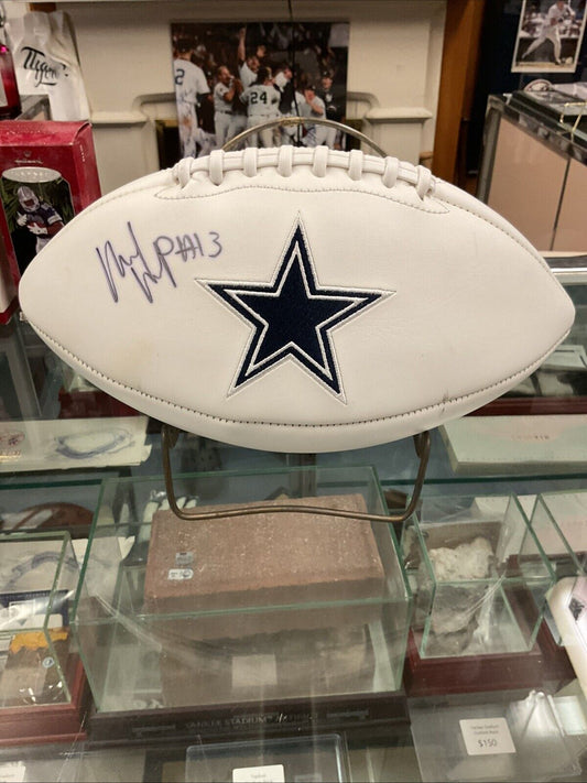 Michael Gallup autographed owboys footall Super Bowl championship JSA Coa 