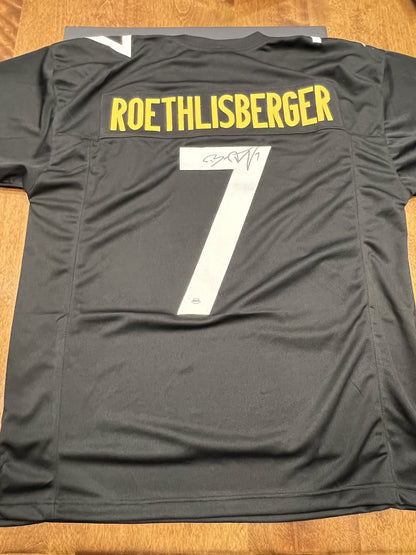 Ben Roethlisberger Signed Pittsburgh Steelers Black Jersey with COA