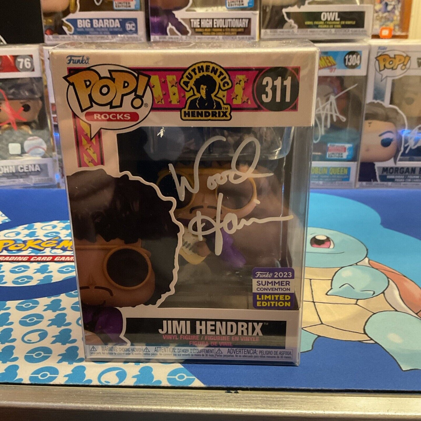 Funko Pop! Vinyl: Jimi Hendrix #311 Signed Wood Harris COA