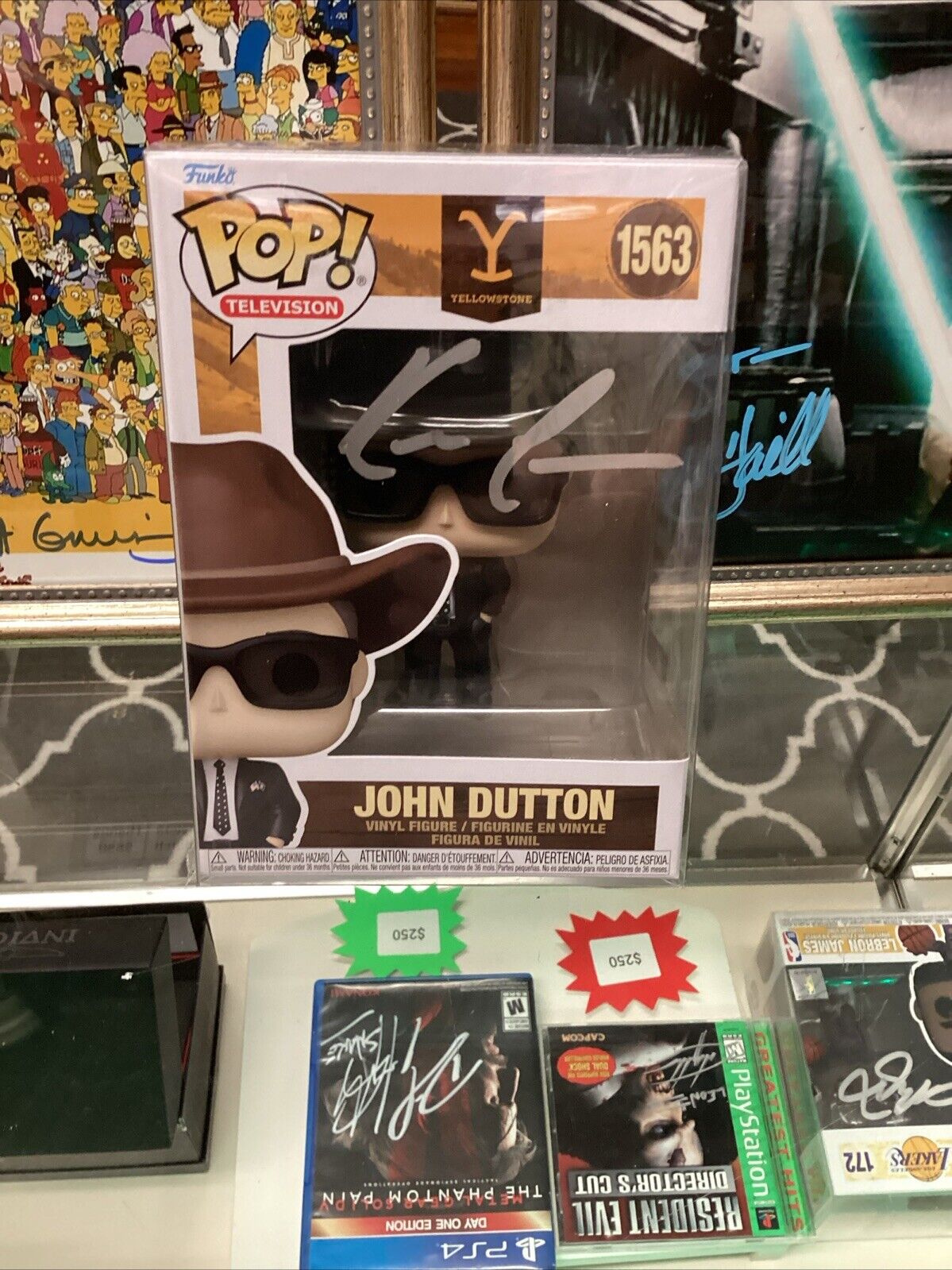 Funko Pop Yellowstone - John Dutton - Vinyl Figure - #1563 Signed With COA