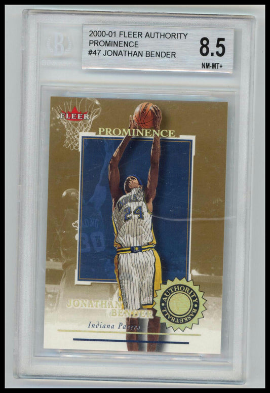 2000-01 Fleer Authority #47 Jonathan Bender BGS 8.5